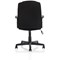 Bella Executive Managers Chair, Fixed Height Arms, Black