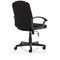 Bella Executive Managers Chair, Fixed Height Arms, Black