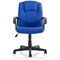 Bella Executive Managers Chair, Fixed Height Arms, Blue