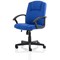 Bella Executive Managers Chair Blue fabric
