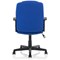 Bella Executive Managers Chair, Fixed Height Arms, Blue