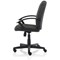 Bella Executive Managers Chair, Fixed Height Arms, Charcoal