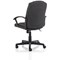 Bella Executive Managers Chair, Fixed Height Arms, Charcoal