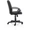 Bella Executive Managers Chair, Fixed Height Arms, Charcoal