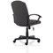 Bella Executive Managers Chair, Fixed Height Arms, Charcoal