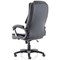 Dakota High Back Executive Chair, Fixed Height Arms, Black