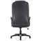 Dakota High Back Executive Chair, Fixed Height Arms, Black
