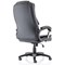 Dakota High Back Executive Chair, Fixed Height Arms, Black