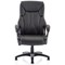 Stratford High Back Executive Chair, Fixed Height Arms, Black