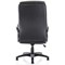 Stratford High Back Executive Chair, Fixed Height Arms, Black