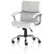 Desire Medium Executive Chair, Fixed Height Arms, White