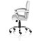 Desire Medium Executive Chair, Fixed Height Arms, White