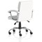 Desire Medium Executive Chair, Fixed Height Arms, White