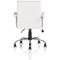 Desire Medium Executive Chair, Fixed Height Arms, White