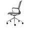 Lucia Executive Chair, Chrome Frame, Fixed Height Arms, Black