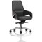 Olive Executive Chair, Fixed Height Arms, Black