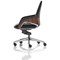 Olive Executive Chair, Fixed Height Arms, Black