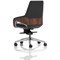 Olive Executive Chair, Fixed Height Arms, Black