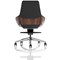 Olive Executive Chair, Fixed Height Arms, Black