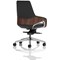 Olive Executive Chair, Fixed Height Arms, Black