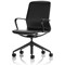 Lucia Executive Chair, Fixed Height Arms, Black