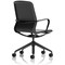 Lucia Executive Chair, Fixed Height Arms, Black