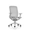 Lumo Executive Mesh Chair, Height Adjustable Arms, Halo Grey