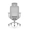 Lumo Executive Mesh Chair With Headrest, Height Adjustable Arms, Halo Grey