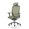 Lumo Executive Mesh Chair With Headrest, Height Adjustable Arms, Verge Green