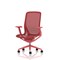 Lumo Executive Mesh Chair, Height Adjustable Arms, Volt Red