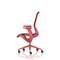 Lumo Executive Mesh Chair, Height Adjustable Arms, Volt Red