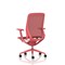 Lumo Executive Mesh Chair, Height Adjustable Arms, Volt Red