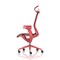 Lumo Executive Mesh Chair With Headrest, Height Adjustable Arms, Volt Red
