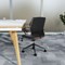 Mara Black PU Wood Shell Executive Office Chair