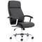 Hatley Executive Chair, Fixed Height Arms, Black