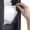 Fast Paper Quick Fit Wall Literature Holder, 5 x 1/3 A4 Pockets, Black