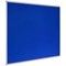 Bi-Office Earth Maya Felt Notice Board, Aluminium Frame, 1200x900mm, Blue