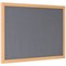 Bi-Office Earth Prime Felt Notice Board, Oak MDF Frame, 1200x900mm, Grey