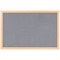 Bi-Office Earth Prime Felt Notice Board, Oak MDF Frame, 1800x1200mm, Grey