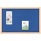 Bi-Office Earth Prime Felt Notice Board, Oak MDF Frame, 2400x1200mm, Blue