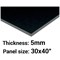 Foamboard, 30'' x 40'', Black, 5mm Thick, Box of 25