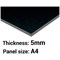 Foamboard, A4, Black, 5mm Thick, Box of 20