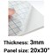 Self-adhesive Foamboard, 20" x 30", White, 3mm Thick, Box of 35 Self-adhesive Foamboard, 20" x 30", White, 3mm Thick, Box of 35