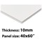 Foamboard, 40'' x 60'', White, 10mm Thick, Box of 13