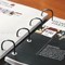 3L Self-Adhesive Paper Reinforcement Ring for Punched Documents, Pack of 1000