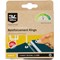 3L Self-Adhesive Paper Reinforcement Ring for Punched Documents, Pack of 1000