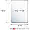 Floortex Chair Mat, Polycarbonate Rectangular, Carpet Protection, 1200x900mm