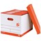 5 Star Storage Boxes, Red & White, Pack of 10