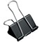 5 Star Foldback Clips - 19mm, Black, Pack of 12 5 Star Foldback Clips - 19mm, Black, Pack of 12