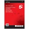 5 Star Flipchart Pad, Perforated, 40 Sheets, A1, Plain